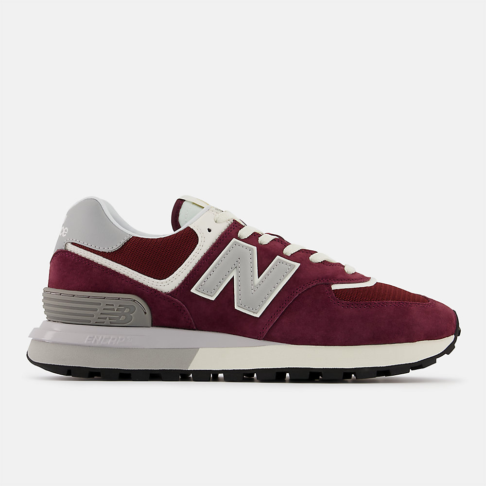 New Balance 574 Legacy Shoes Garnet with Rain Cloud